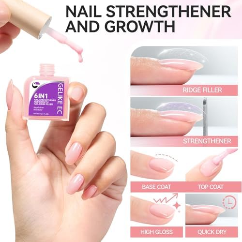 Application of Gelike EC nail growth serum