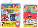 Disney Pixar potty training success chart with reward stickers for positive reinforcement.