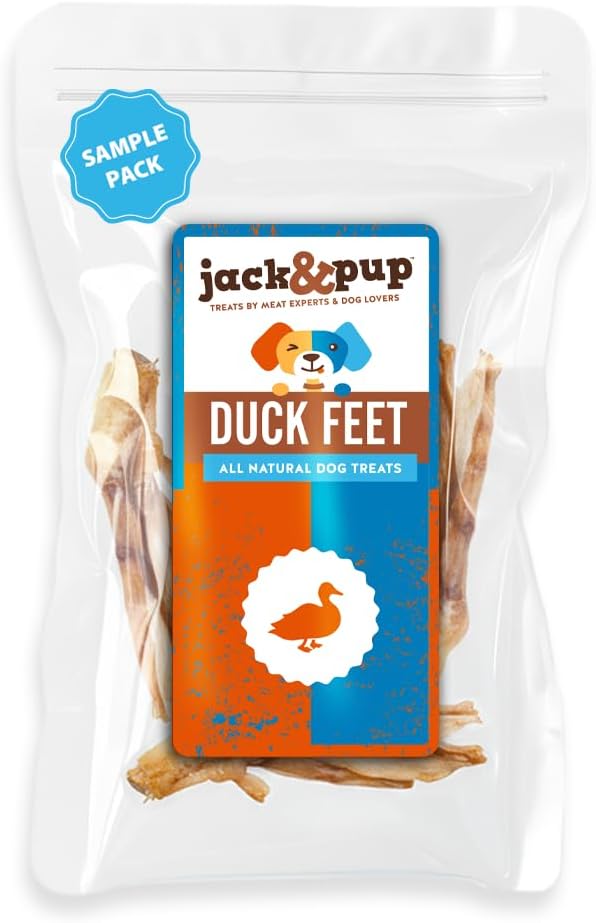Jack and Pup premium duck feet treat nutritional information