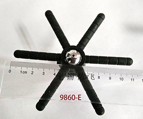 Close up of Baolide rinser assembly showing star spray nozzle and side sprayer component.