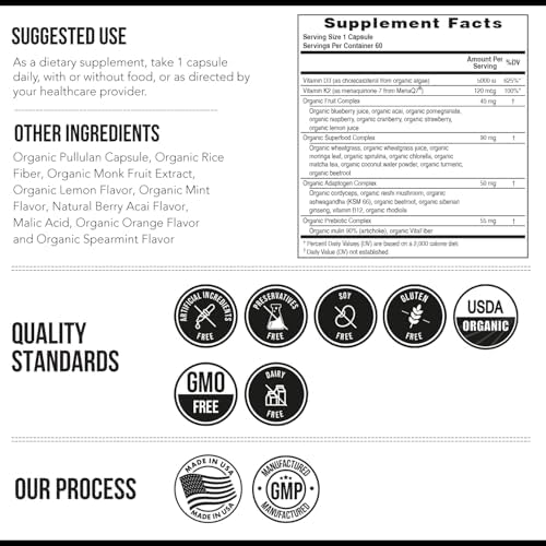Authentic USA imported Triquetra Health organic bone health vitamins