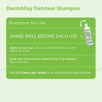 Wnaldc oatmeal shampoo for dogs and cats