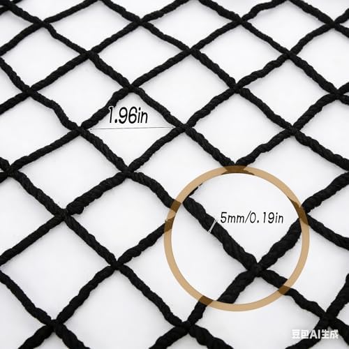 BOUTICOL puppy playpen net showing close up of durable five millimeter thick rope