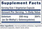 Life Extension Se-Methyl L-Selenocysteine capsule size and texture