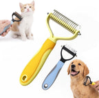 2 Pack Dual Sided Pet Grooming Comb for Dogs Cats, 2026 New Pet Pro Grooming Tool, Multifunctional V Tooth Deshedding Comb, Pets Detangling Comb for Pet Owners (Blue) - Image 9