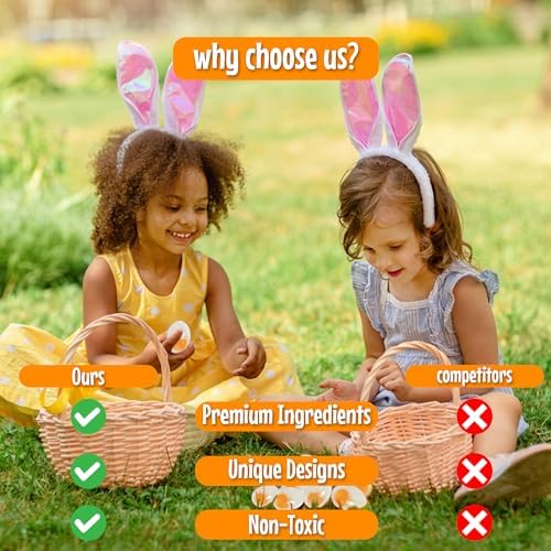 Fun Express clear easter eggs containing yellow slime yolk for non candy hunt fillers