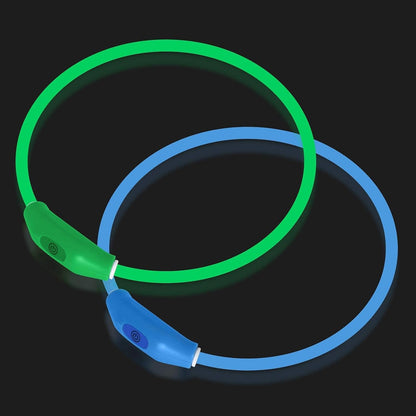 Novkin 2-Pack LED collar set with included charging cables