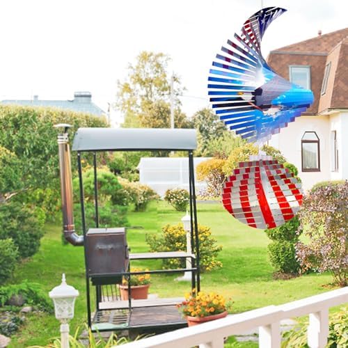 Aoedelyart patriotic outdoor decor on a balcony
