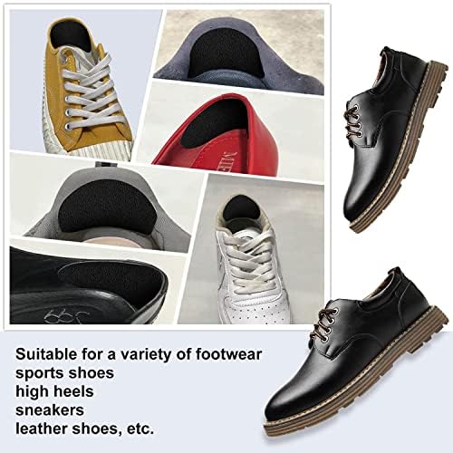 Demonstration of HTZNHXT patches being applied to the inner heel of a sneaker.