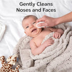 Nolla biodegradable baby wipes packaging displaying the twelve packs of thirty count bulk bundle.
