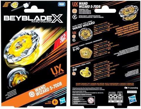 Side profile of Beyblade X launcher and ripcord