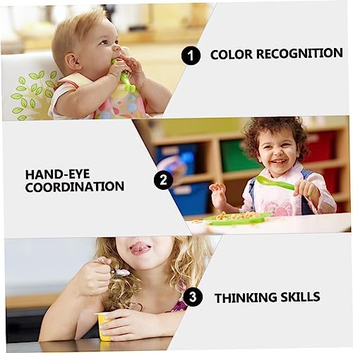 Two-piece Toyvian kids cutlery set showing the compact and travel-friendly design layout.