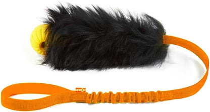 HOWGO Dog Rope Toy,Dog Bungee Chaser Toy 100% Sheepskin,Sheep Smell Tug Toy for All Breeds (Purple, Long Without Ball) - Image 11