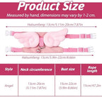 YBEATY pink guinea pig clothes with adjustable quick-release buckle
