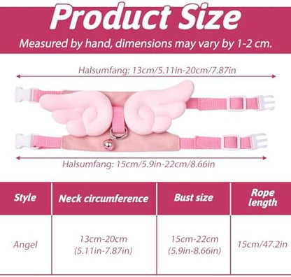 YBEATY pink guinea pig clothes with adjustable quick-release buckle