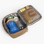 Tactical Baby Gear black cooler pouch side angle showing MOLLE webbing