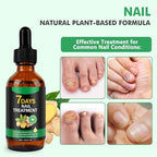 Handheld ginger nail treatment serum bottle