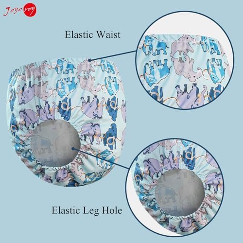 Close up view of the elastic leg lining on the Joyo Roy reusable cloth diaper cover.
