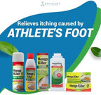 Hongo Killer topical antifungal treatment packaging details and instructions.