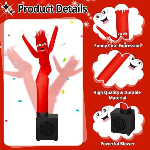 Poen desktop novelty toy package contents including blower and connection cord