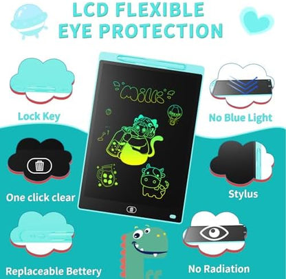 Genialba pink and blue LCD doodle board set for kids