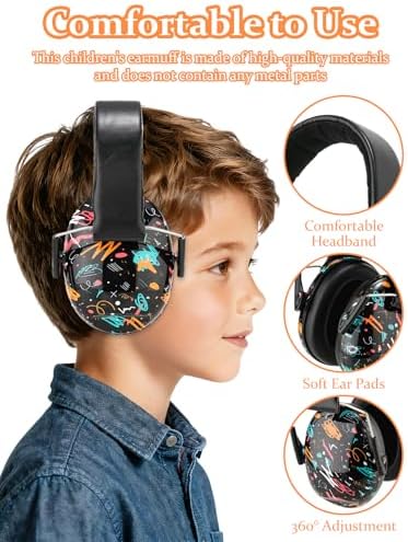 Close up of soft padded ear cushions on Kimitimi sensory earmuffs