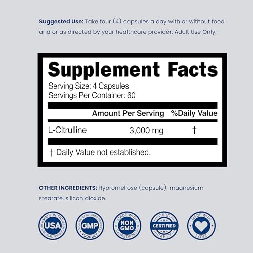 Back label view showing directions for use and ingredients list