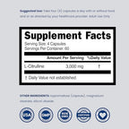 Back label view showing directions for use and ingredients list