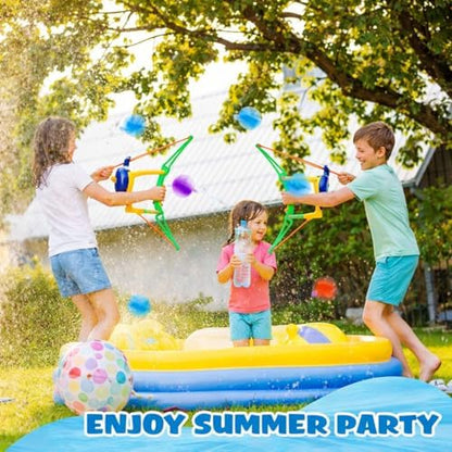 Soulchen water balloon slingshot launcher pouch designed for holding and flinging balloons long distances.
