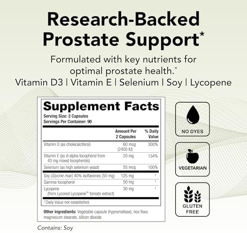 Theralogix Prostate 2.4 supplement packaging showing NSF certification seal