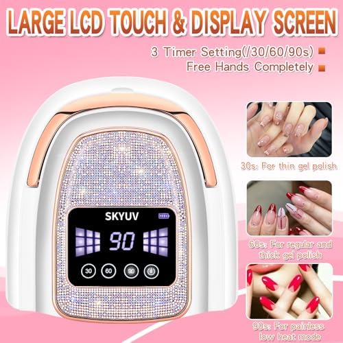 Asimebesty professional gel polish lamp interior with 30 beads