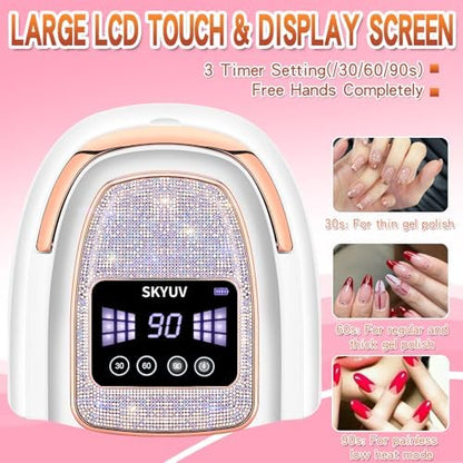 Asimebesty professional gel polish lamp interior with 30 beads