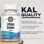 KAL trace mineral wellness supplement bottle side angle
