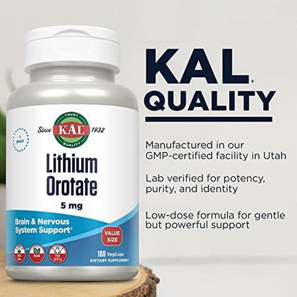Authentic USA imported KAL daily wellness dietary supplement bottle displaying vegan friendly certification seals
