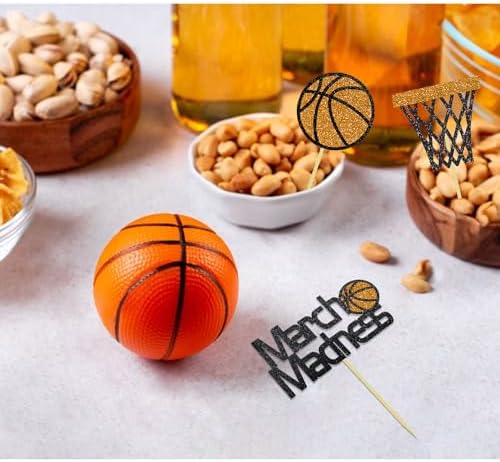 Authentic Moitkptt basketball cupcake decoration set for desserts