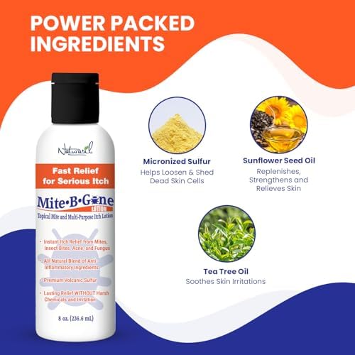 Authentic USA imported Naturasil mite calming treatment package details