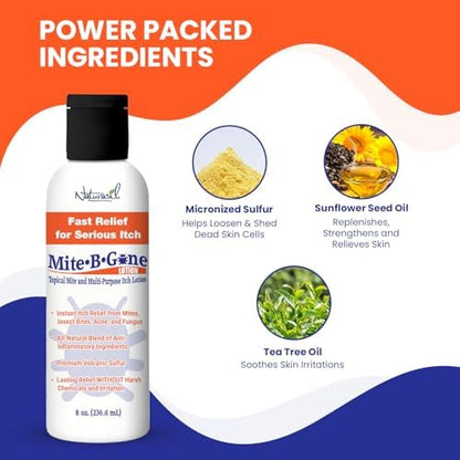 Authentic USA imported Naturasil mite calming treatment package details