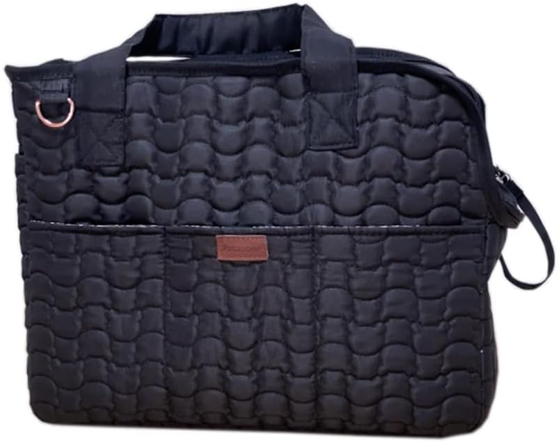 Small Dog Carrier Purse,Tentle/Lazy Adult Cats Pups Bags with Multiple Pockets,Breathable Mesh Soft Cushion,Travel Womans Pets Totes Picnic Outdoor (Black, Medium) - Image 1