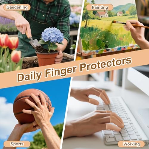 BMKYUET silicone cots providing a cushioned barrier for sore fingers and calluses