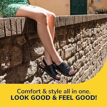 Under-foot view of gel cushioning placement for maximum arch comfort