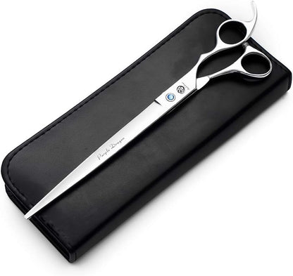 Purple Dragon 10 Inch Sharp Edge Salon Hair Cutting Shears - Pet/Dog Grooming Scissors with Bag - Perfect for Barber or Pet Groomer (10 inch) - Image 11