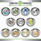 Amazing Nutrition bone and muscle support supplement bottle profile