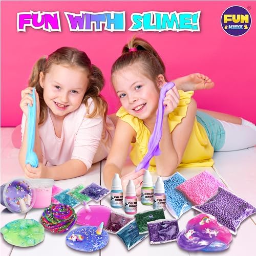 Close up of food grade color drops and scents included in the FUN KIDZ DIY set