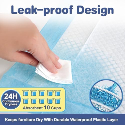 Demonstration of the premium absorbent polymer core locking fluid into dry gel.