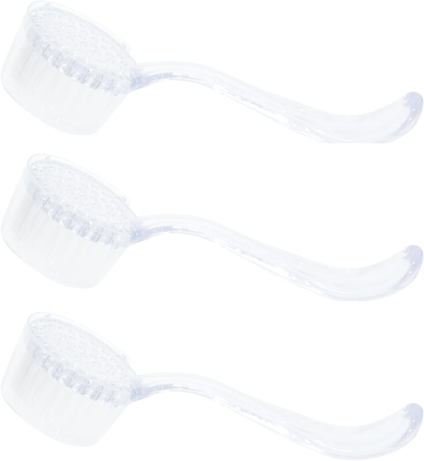 Yulaexie hamster bath brush 3 pack front view small animal grooming tool