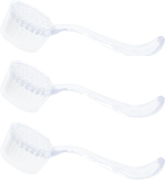 Yulaexie hamster bath brush 3 pack front view small animal grooming tool