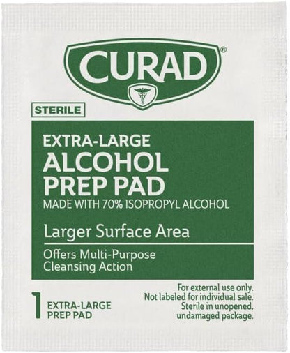USA imported Curad alcohol wipes for disinfecting mobile phones and surfaces