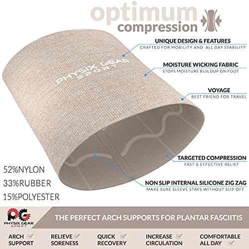 Physix Gear Sport foot compression wrap for plantar fasciitis relief.
