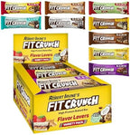 FITCRUNCH Snack Size Protein Bars, 6-Layer Baked Bar, 3g of Sugar, Gluten Free & Soft Cake Core (9 Count, Flavor Lovers) - Image 2