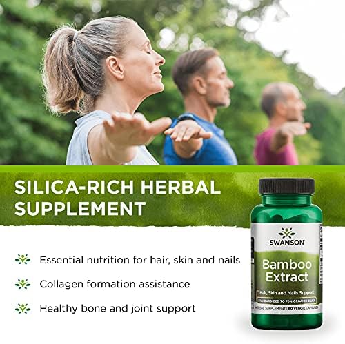 Organic hair skin and nails support featuring 70 percent silica & vitamin a supplements